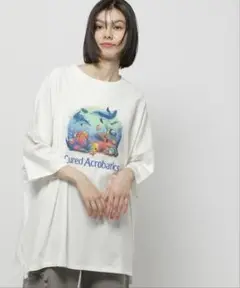 ニコアンド♡新品未使用♡イルカビックTシャツ