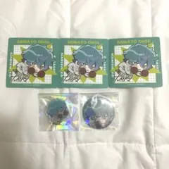 カリスマ まねきねこ 湊大瀬 缶バッジアクスタコースターセット