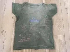 デニムダンガリー　Tシャツ　100
