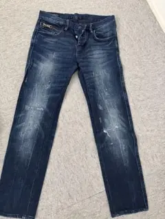 EMPORIO ARMANIダメージ加工スキニーフィット