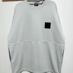 twoWay エンボス加工 CAMP7 グレー Tシャツ