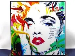 【新品 No 211】 ポップアートパネル マドンナ MADONNA