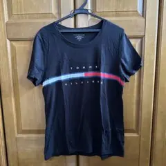 TOMMY HILFIGER ブラック Tシャツ L/G