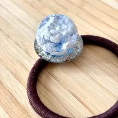 空 雲 星の砂 ヘアゴム レジン ヘアアクセサリー resin