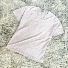 『NICOLE CLUB FOR MEN』半袖Tシャツ　半袖　綿　ピンク(M)