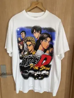 古着ヴィンテージ頭文字D イニシャル Tシャツ ホワイトサイズＸＬ❤️❤️