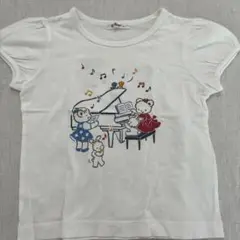 familiar 音楽デザイン Tシャツ 110cm