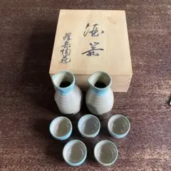 （94）✿特価★唐津焼★岸岳窯★タタキ茶壺★破魔オマケ付き★ 94）✿特価☆唐津焼☆岸岳窯☆タタキ茶壺☆破魔オマケ付き