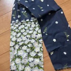 綿麻シーチングプリント　モーメント　ネモフィラ