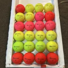 2/2)美品テーラーメイド　カラーロストボール2ダースの出品になります。