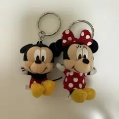 ミッキー ミニー ぬいぐるみ キーホルダー ディズニーランド シーキーチェーン