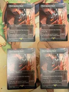クライヴのインヴィクタス 我々の刃　ノンFoil 4枚セット　英語版