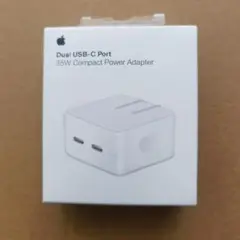 純正Apple 35W Dual USB-C Power Adapter