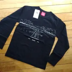 OJICO 飛行機 Tシャツ 10A 130cm 黒