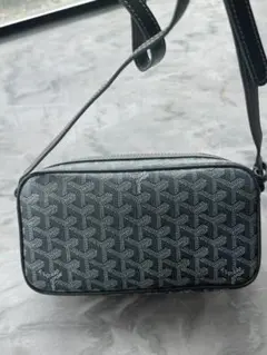 【中古】goyard グレーのショルダーバッグです