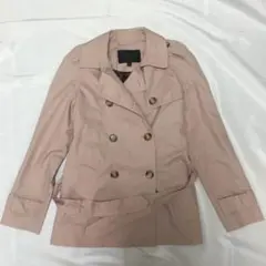 COACH コーチ トレンチコート ショート ピンク系