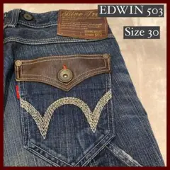 EDWIN BLUE TRIP BTS503 ダメージ加工　ペインター　デニム