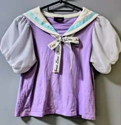 JENNI love 紫色 セーラー襟 トップス 130cm