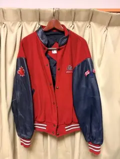 Oshawa Minor Generals スタジャン レッド/ネイビー