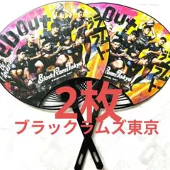ラグビー Black Rams Tokyo（ブラックラムズ東京）うちわ2枚セット