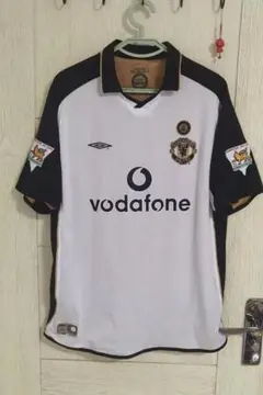 マンU両面100年記念版サッカーウェア7号ベッカムLサイズ