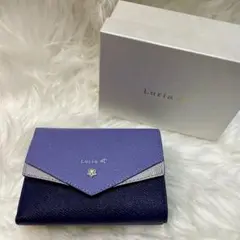 未使用【Luria 4℃】ルリア ヨンドシー コンパクト 三つ折り財布