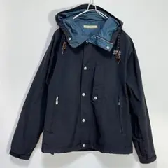 Journal Standard ナイロン マウンテンパーカー 黒 M 牛革使用