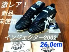 インジェクター2002 ASICS インジェクター2002 ブラック×ホワイト 【asics