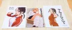 [即購入可能] マネマネにちにち 1巻 特典 3種セット ペーパー ブロマイド