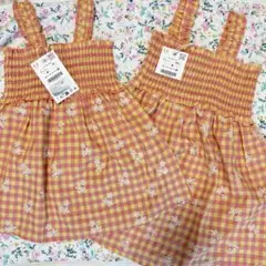【新品未使用】ZARA 姉妹お揃いワンピース 92cm/104cm
