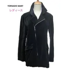 TORNADO MART トルネードマート ライダースコート ベロア生地