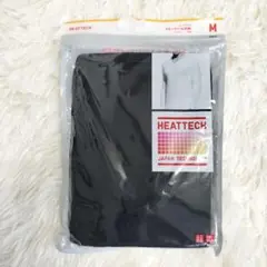 UNIQLO MEN ヒートテック VネックT (九分袖) M ブラック