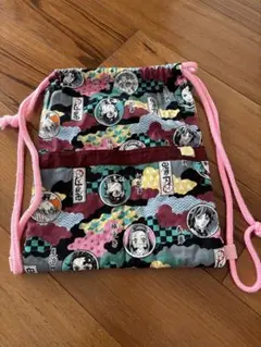 鬼滅の刃 体操服袋 キルティング