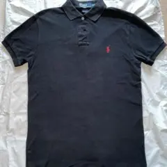 Polo by Ralph Lauren ブラックポロ　カスタムフィット　S