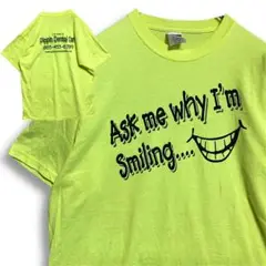 BHWL 企業 Tシャツ 古着 黄色 歯医者 歯科 クリニック 会社 カンパニー
