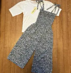 新品！サロペットとＴシャツセット