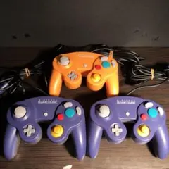 ゲームキューブコントローラー スケルトンx パープル/パープル/オレンジ