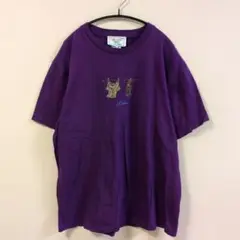 LEFT ALONE　レフトアローン　半袖Tシャツ　パープル　Ｌ　ユニセックス