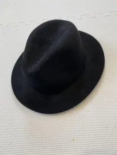 ユニクロ　UNIQLO ブラック黒のウールフェルトハット