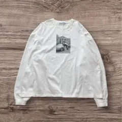 シーナリー　長袖Tシャツ　バックトゥーザ・フューチャープリント　オーバーサイズ