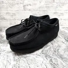 美品✨ クラークス ワラビー 26cm ゴアテックス GTX ブラック スエード