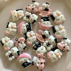 キャラクター　デコパーツ　20個セット