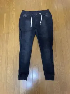 REAL MASTERS ブラック デニム　パンツ