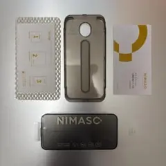 iPhone16用 1枚／NIMASO 覗き見防止 ガラスフィルム