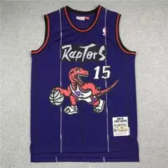 Raptors Carter 15 紫のジャージーです