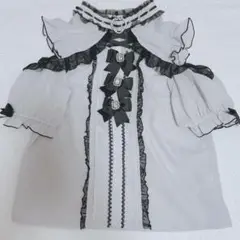 リズリサ 3つリボンハートチョーカーブラウス ピンク ブラック