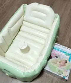 【美品】Richell リッチェルふかふかベビーバスプラス