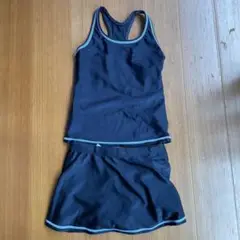 トップバリュ　スクール水着　女の子　紺　セパレート　130