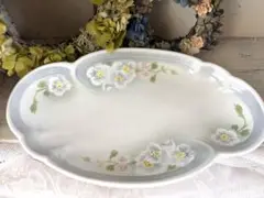 【美品】フランス Luneville窯 手描ブーケ シェルラヴィエ[3302] 美品】フランス Luneville窯 手描ブーケ シェルラヴィエ[3302