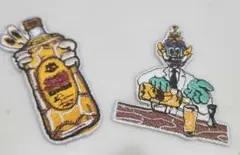 角瓶　アイロンプリント アップリケ ワッペン